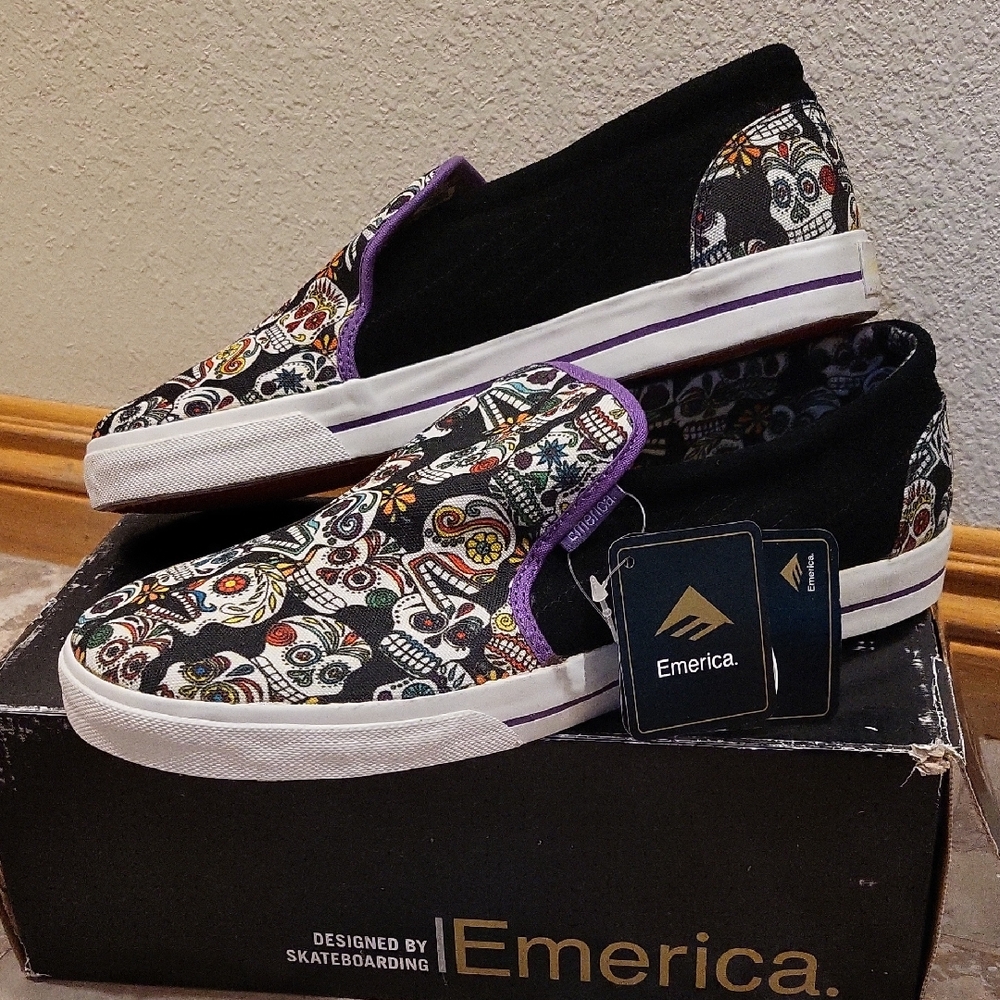 Emerica SUGAR SKULL skate Shoes Sz 11